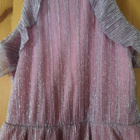 Lindex hihaton vaal.puna-hopea mekko - pikkukuva 2