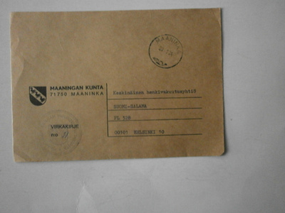 Maaninka, Maaningan kunta 30.1.1974