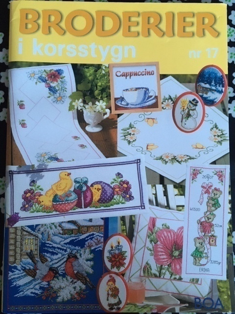 Ristipistokirjanen Broderier i korsstygn 17