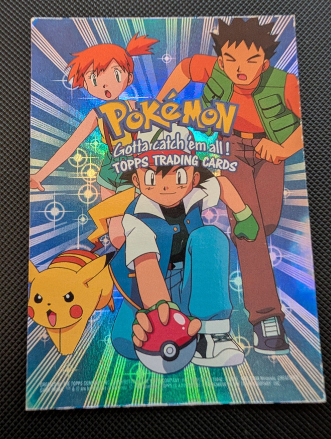 Pokemon Topps checklist rainbow foil