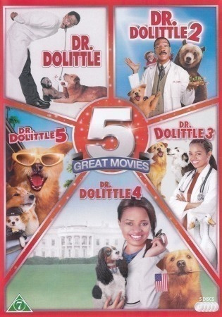 Eläintohtori - Dr. Dolittle 1-5 (5DVD) Eddie Murphy