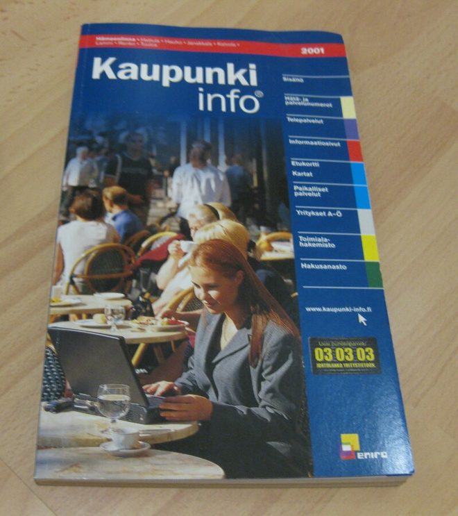 Kaupunki Info Eniro v. 2001 Hämeenlinna
