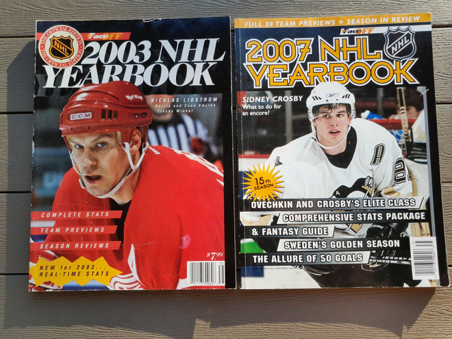 NHL Vuosikirjoja / Yearbook 2003 & 2007