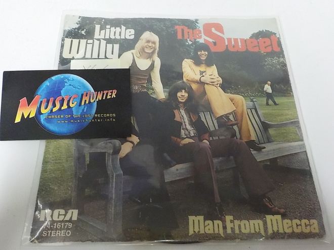 THE SWEET - LITTLE WILLY GER -72 PRESS VG/EX- 7"