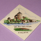 Vanha OLAVINLINNA -KORISTELAATTA - pikkukuva 1
