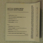 Roger Whittaker • Settle Down With Roger Whittaker C-Kasetti - pikkukuva 3