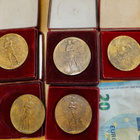 5 vANHAA Palkinto Mitalia TUL 1925-1929 Alkup Rasiat - pikkukuva 1