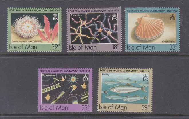 Isle of Man  1992 Mi 507-511  merten eläviä.(2)