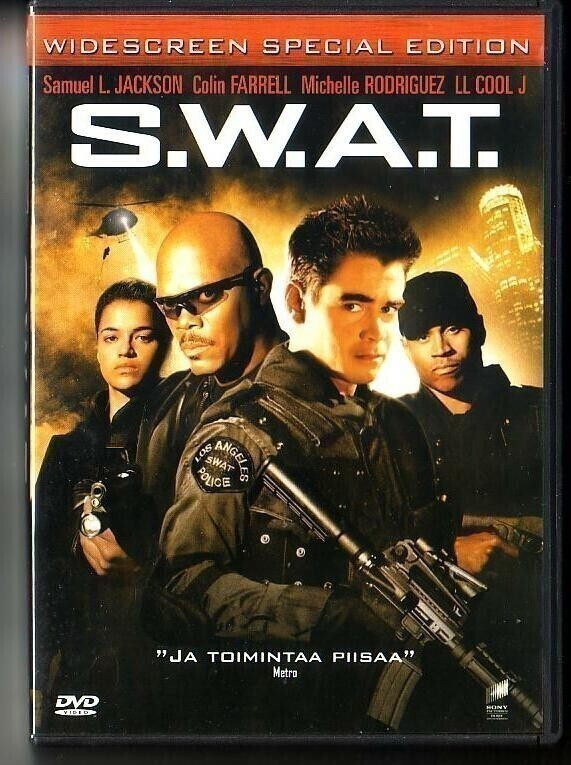 dvd, S.W.A.T. (Jackson, Farrell, Renner) [toiminta, trilleri