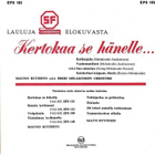 Lauluja elokuvasta Kertokaa se hänelle ... EPS 183 - pikkukuva 2