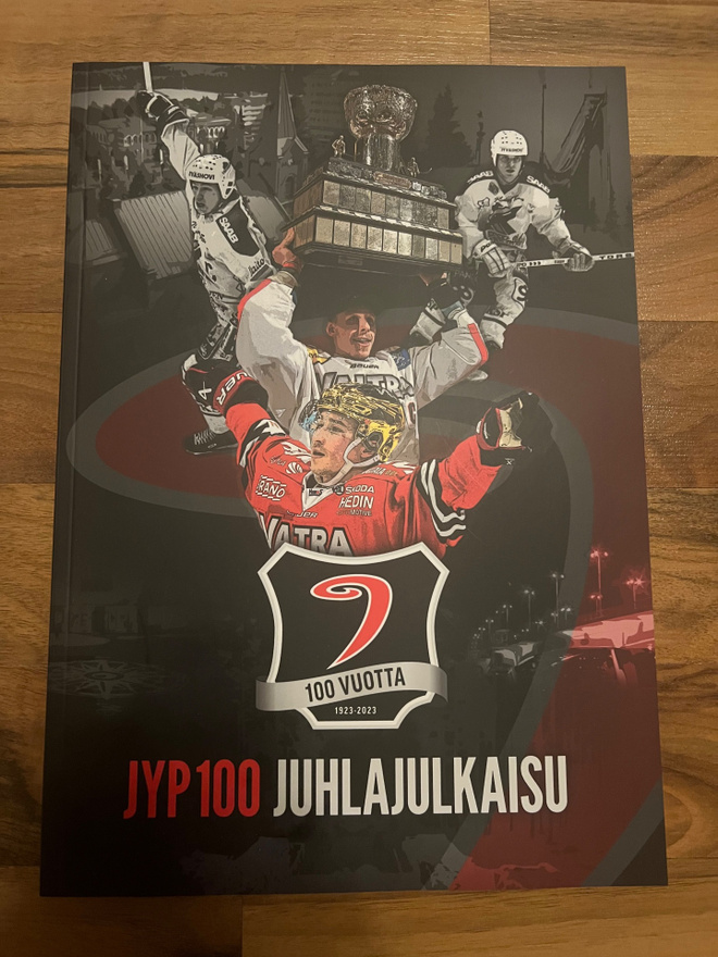 JYP 100V juhlajulkaisu kirja