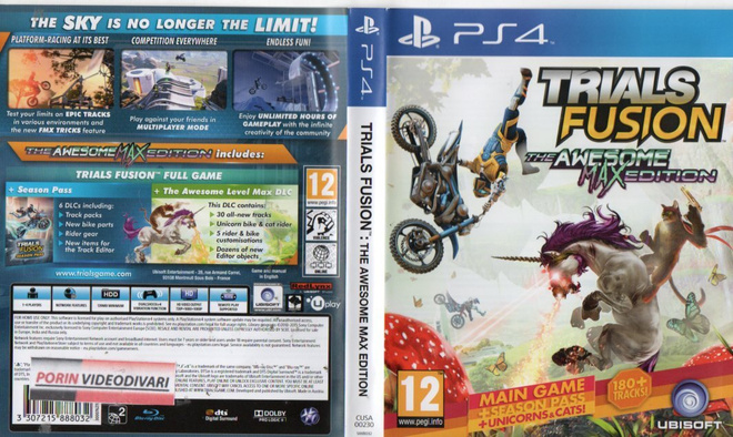 Trials Fusion	(62 363)	k		PS4					awesome max edition