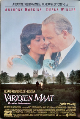 Elokuvajuliste: Varjojen maat (Anthony Hopkins)