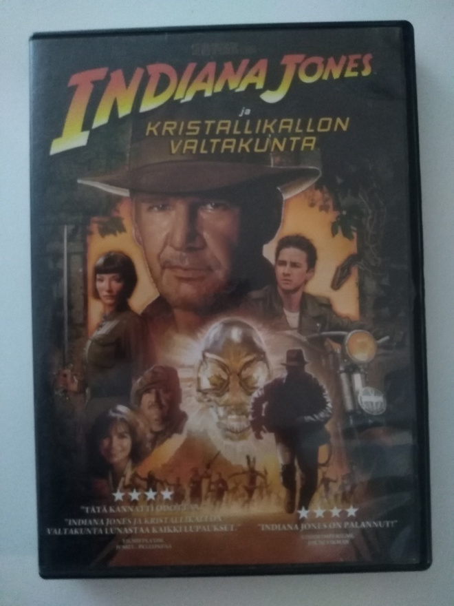 Indiana Jones, kristallikallon valtakunta - DVD