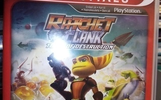 PS3 RATCHET &. CLANK :  TOOLS OF DESTRUCTION ( SIS POSTIKULU
