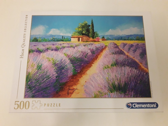 Palapeli, Clementoni 500 palaa, Laventelin Tuoksu