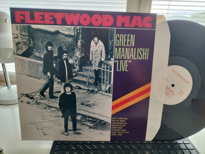 FLEETWOOD MAC, Green manalishi LIVE, LP GER -?? UPEA KUNTO !