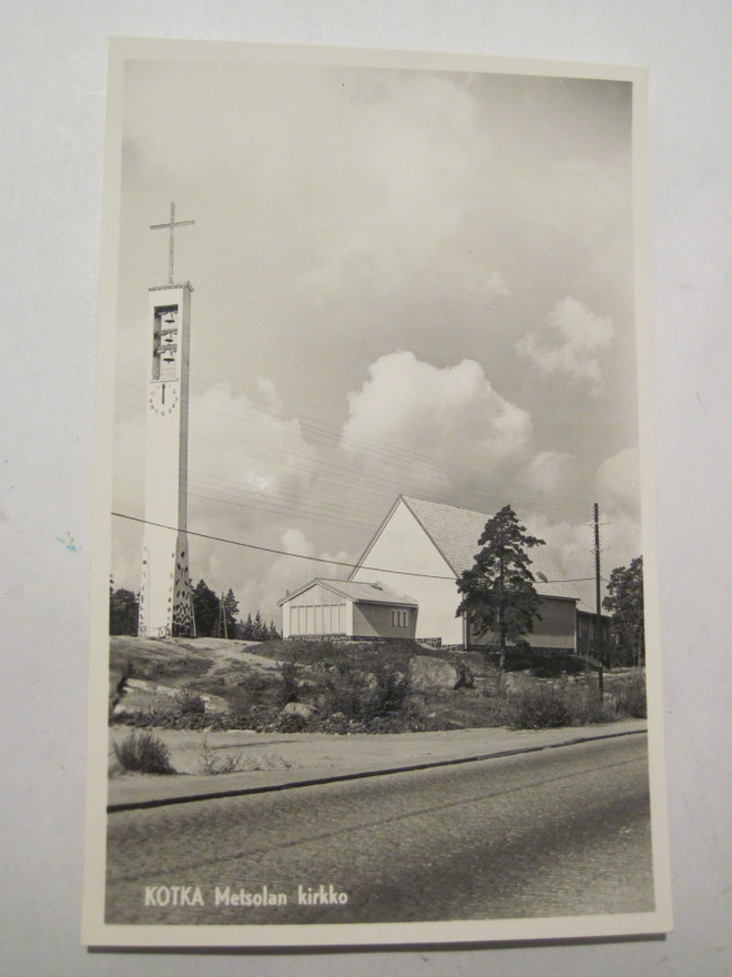 VANHA Postikortti Kotka 1950-l Alkup.Mallikappale