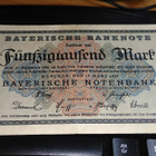 Germany Saksa 50000 Mark Bavaria 1923 VF+ - pikkukuva 1