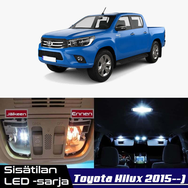 Toyota Hilux (MK8) Sisätilan LED-sarja 5-osainen