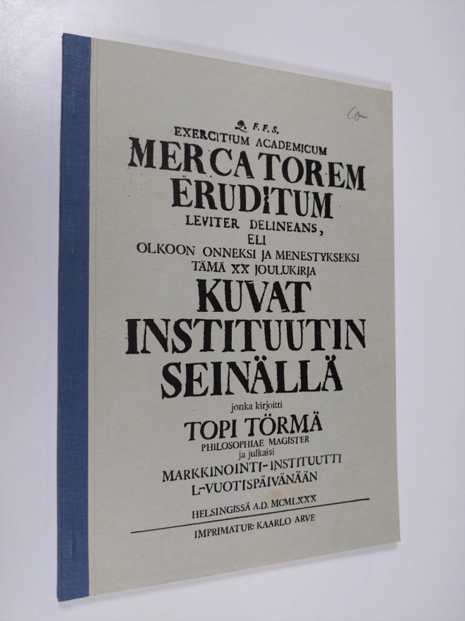 Topi Törmä : Kuvat instituutin seinällä