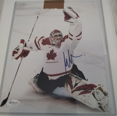 Martin Brodeur Signature New Jersey Devils 8X10 Photo