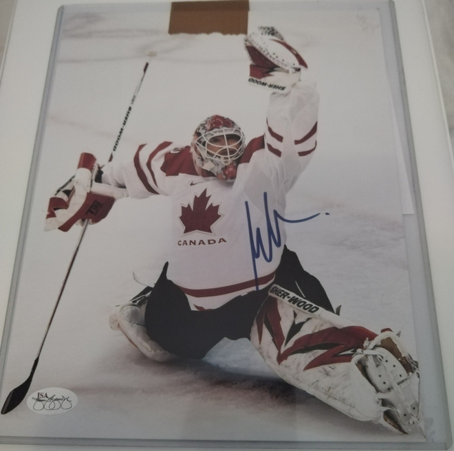 Martin Brodeur Signature New Jersey Devils 8X10 Photo