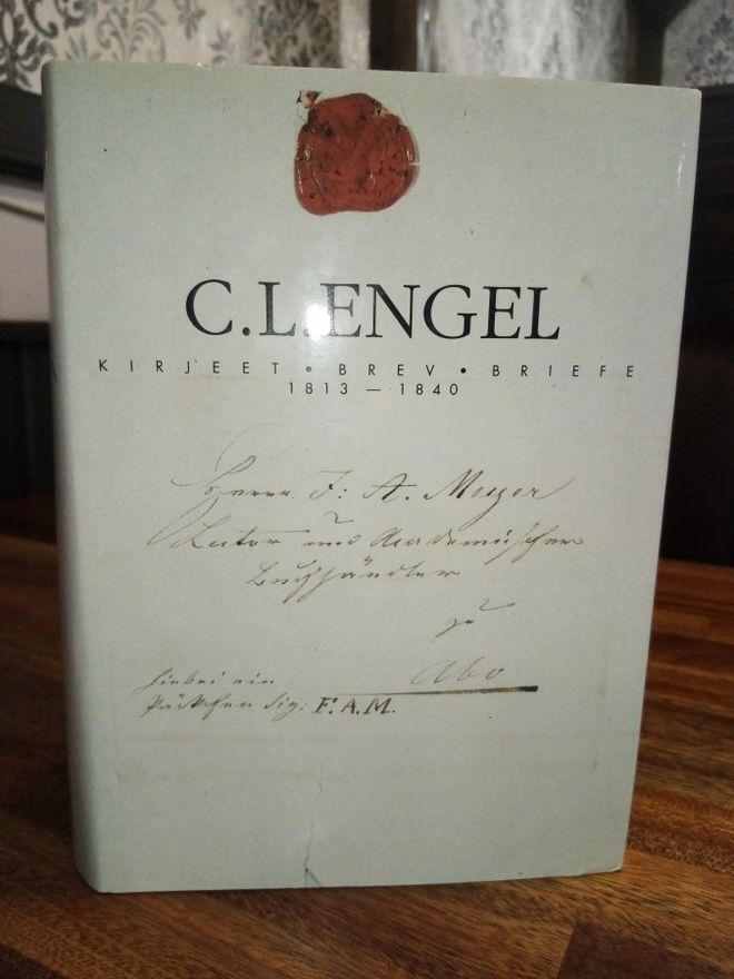 C. L. ENGEL :  KIRJEET 1813-1840 ( SIS POSTIKULU)