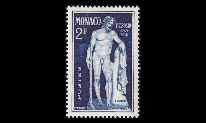 Monaco 350 ** Veistoksia 2 Fr (1948)
