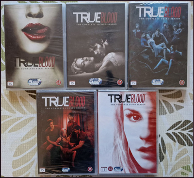 TRUE BLOOD kaudet 1 - 5 - DVD boxit 