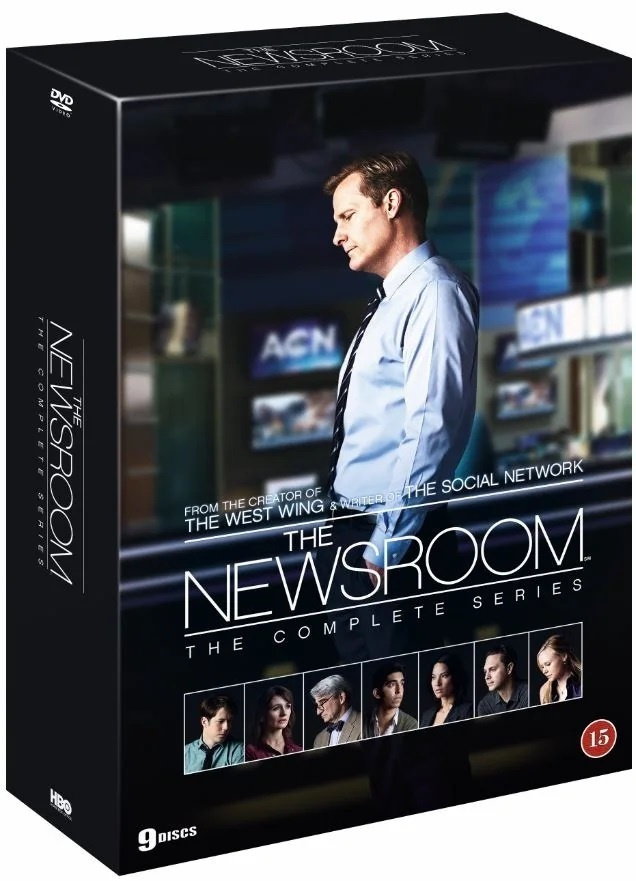 The NEWSROOM - The COMPLETE SERIES  -   (9 disc) DVD boxi 