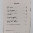 Sekonic Leader Exposure Meter : Instruction for the Sekon... - pikkukuva 2