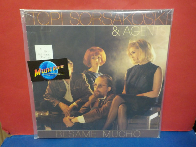 TOPI SORSAKOSKI & AGENTS - BESAME MUCHO M-/M- FIN -87 LP