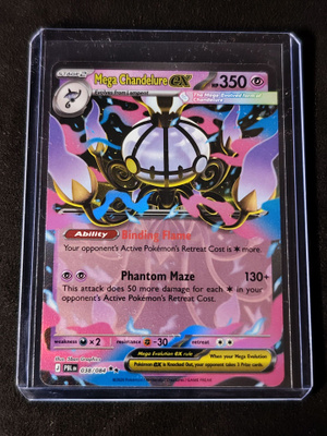 Pokémon-kortti Mega Chandelure EX 38/84