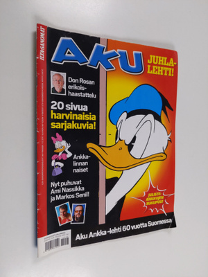 IS :  Aku juhlalehti - Aku Ankka -lehti 60 vuotta Suomessa