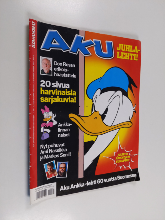 IS :  Aku juhlalehti - Aku Ankka -lehti 60 vuotta Suomessa