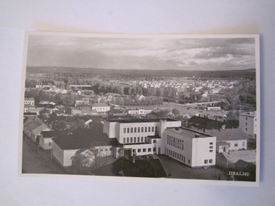 VANHA Postikortti Iisalmi 1950-l Alkup.Mallikappale