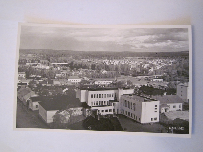 VANHA Postikortti Iisalmi 1950-l Alkup.Mallikappale