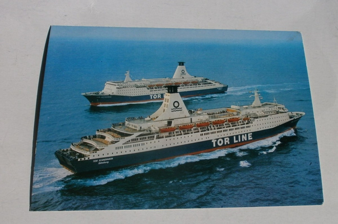 m/s Tor Britannia ja m/s Tor Scandinavia, p. 1979 + leimat