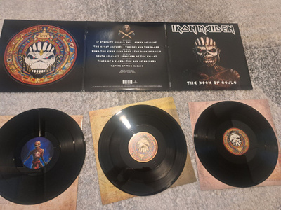 Iron maiden-book of souls 3xLP