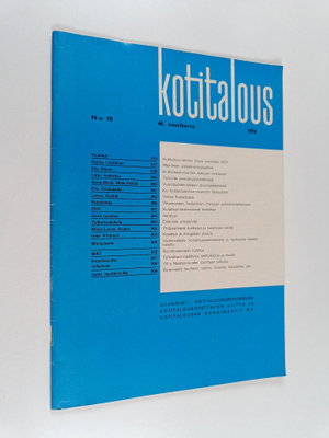 Kotitalous 10/1976