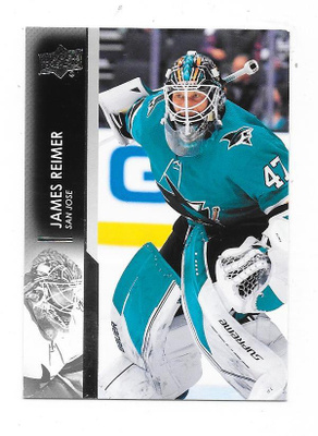 2021-22 Upper Deck #626 James Reimer San Jose Sharks MV