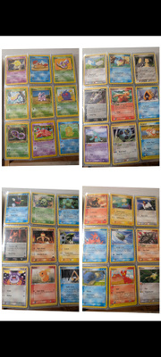 Vanhoja Pokemon kortteja kansiollinen