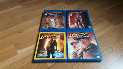 Indiana Jones 1-4 Blu-ray Nordic