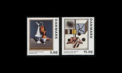 Tanska 1068-9 ** Tanskalaista maalaustaidetta (1993)