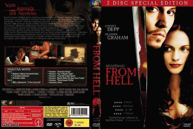 From Hell (2-levyn erikoisjulkaisu)(Johnny Depp) UUSI