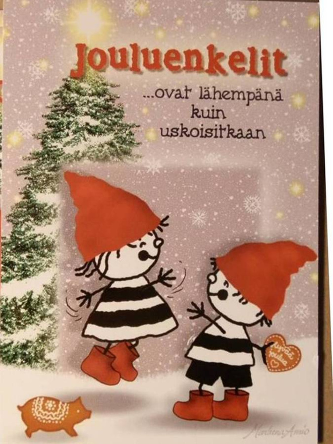 kortti ** Ansio Marleena Lapsi - erilaisia piirroskortteja