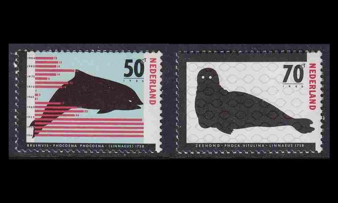 Alankomaat 1279-80 ** Harvinaisia eläimiä (1985)