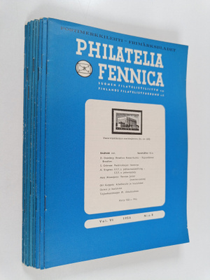 Philatelia Fennica vuosikerta 1956 (numerot 1-8)