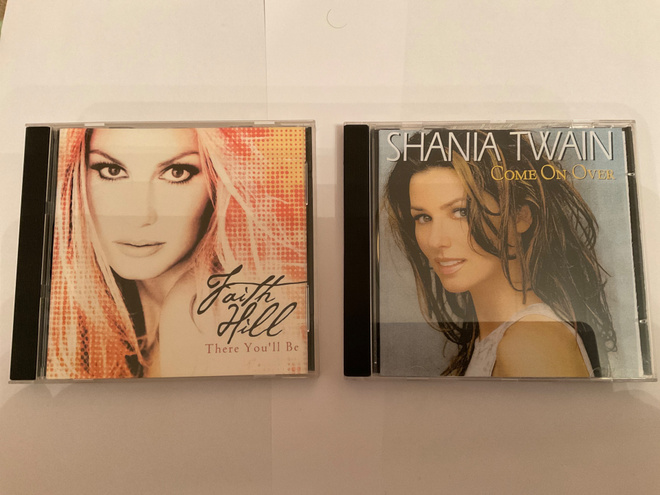 Shania Twain ja jaith hill CD levyt